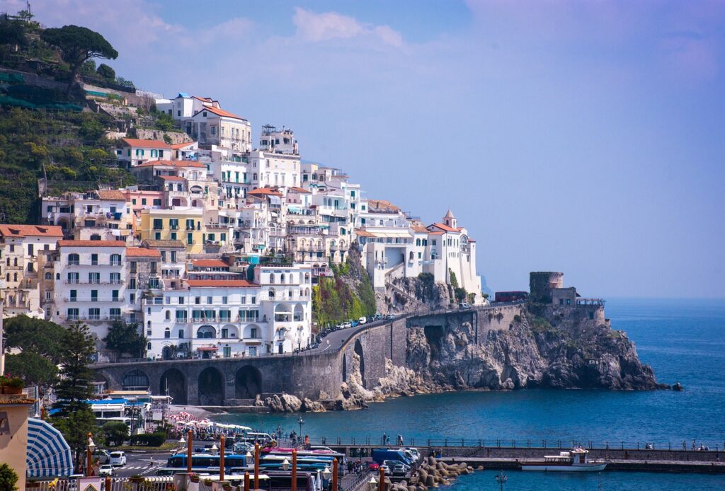 spring break destinations in europe, amalfi coast, italy